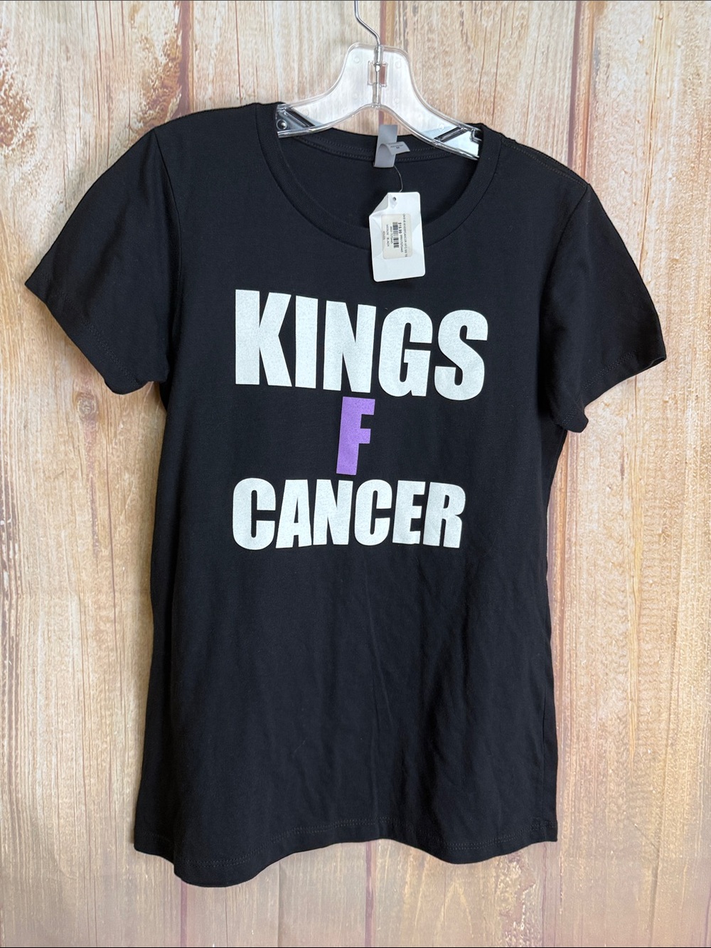NWT Women’s'Kings F Cancer' Graphic Tee - Black Size Medium